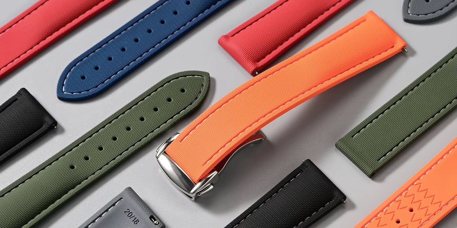 AWC straps in six colors